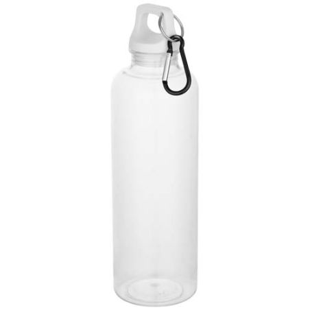 Bidón de 750 ml de plástico reciclado con certificado RCS y mosquetón Ecológico Personalizado 6100877