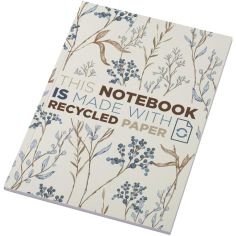 Libreta A5 de tapa blanda con 50 hojas de papel reciclado... - Producto ecológico