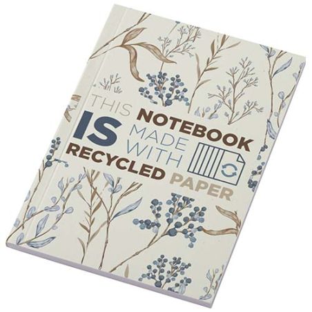 Libreta A6 de tapa blanda con 50 hojas de papel reciclado Ecológica Personalizada 6210263