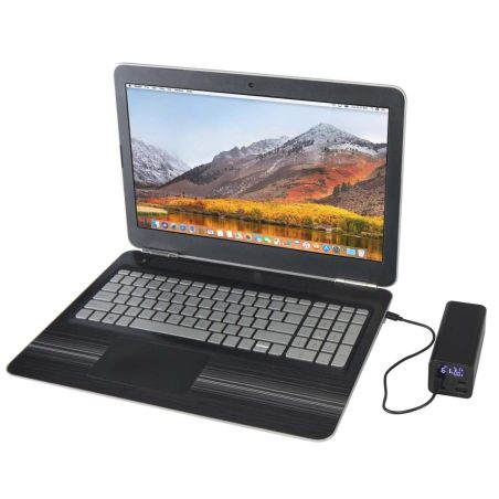 Batería externa para portátil de aluminio reciclado de 20 000 mAh y 70 W Ecológica Personalizada 6124440