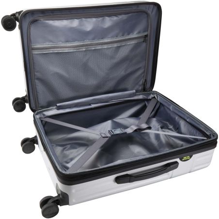 Maleta expandible de 24” y 70 l de material reciclado GRS “Rover” Ecológica Personalizada 6130097