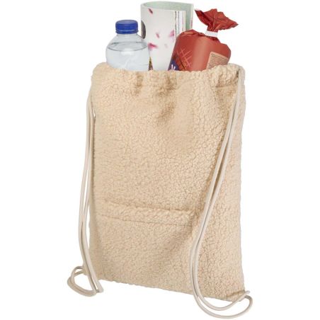 Mochila de cuerdas de 9 L de sherpa reciclado con certificado GRS Ecológica Personalizada 6120773