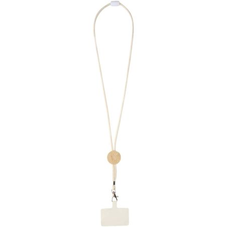 Lanyard para smartphone con detalles de bambú Ecológico Personalizado 6124456