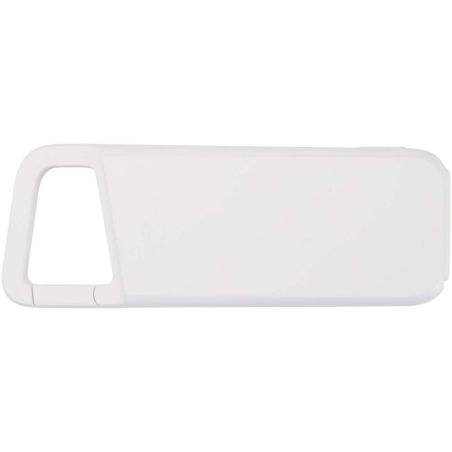 Batería externa de 5000 mAh y 12 W de plástico reciclado resistente al agua con mosquetón Ecológica Personalizada 6124470