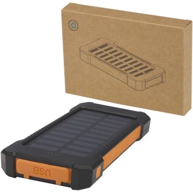 Batería externa solar de 5000 mAh y 10 W de...