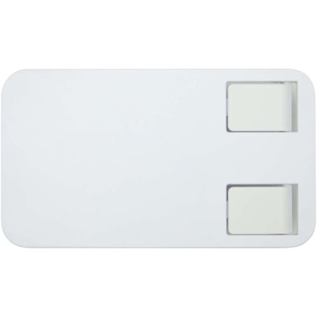 Soporte para teléfono plegable de plástico reciclado con soporte metálico para escritorio Ecológico Personalizado 6124467