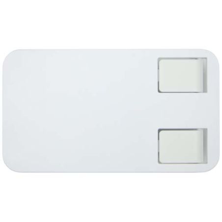 Soporte para teléfono plegable de plástico reciclado con soporte metálico para escritorio Ecológico Personalizado 6124467