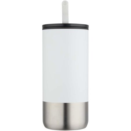 Vaso con aislamiento de 480 ml con certificado RCS y pajita Ecológico Personalizado 6100918