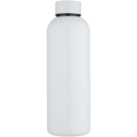 Botella de agua de 750 ml de acero inoxidable reciclado con pared simple y certificado RCS Ecológica Personalizada 6100920