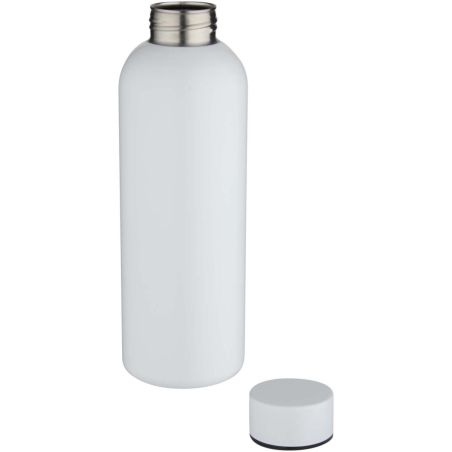 Botella de agua de 750 ml de acero inoxidable reciclado con pared simple y certificado RCS Ecológica Personalizada 6100920