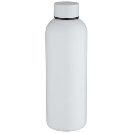 Botella de agua de 750 ml de acero inoxidable reciclado con pared simple y certificado RCS Ecológica Personalizada 6100920