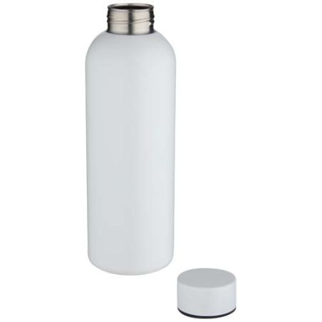 Botella de agua de 750 ml de acero inoxidable reciclado con pared simple y certificado RCS Ecológica Personalizada 6100920
