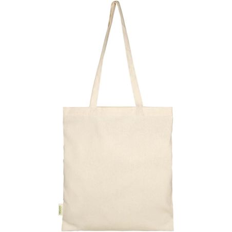 Bolsa Tote de 7 l algodón orgánico OCS de 100 g/m² Ecológica Personalizada 6120779
