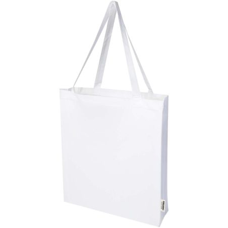 Bolsa Tote con refuerzos de 14 l algodón orgánico OCS de 180 g/m² Ecológica Personalizada 6120783