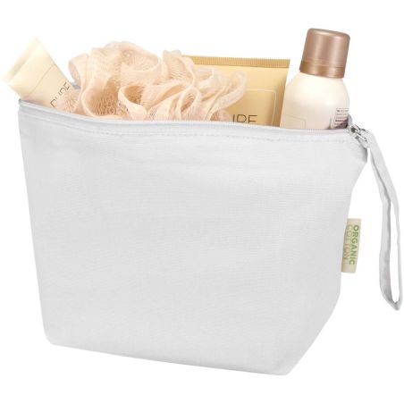 Bolsa de aseo grande de 3 l algodón orgánico OCS de 180 g/m² Ecológica Personalizada 6120785