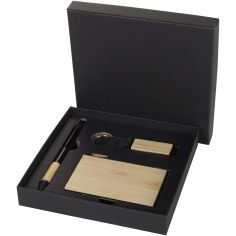 Set de regalo de bolígrafo, llavero y tarjetero RFID de... - Producto ecológico