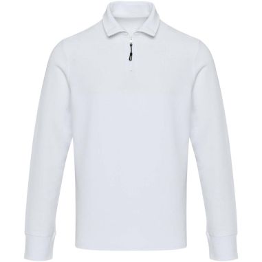 Polo unisex de manga larga y media cremallera...