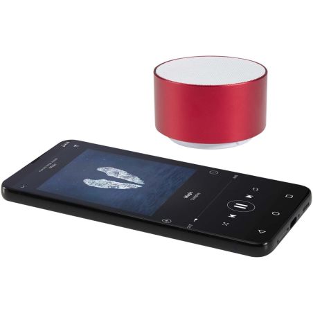 Altavoz inalámbrico Bluetooth® de aluminio reciclado de 3 W Ecológico Personalizado 6124486