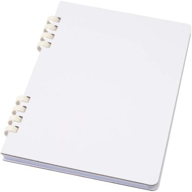 Cuaderno A5 tapa dura con espiral de material...