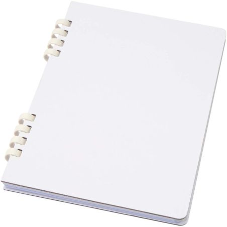 Cuaderno A5 tapa dura con espiral de material reciclado RCS Ecológico Personalizado 6107046