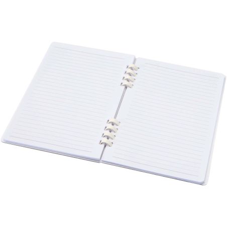 Cuaderno A5 tapa dura con espiral de material reciclado RCS Ecológico Personalizado 6107046