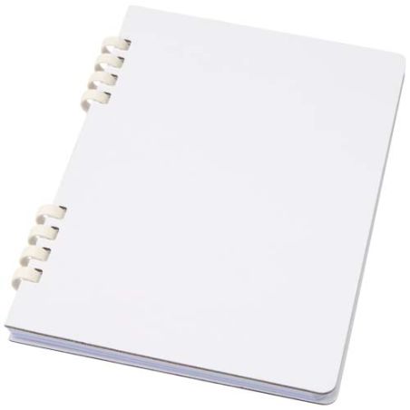 Cuaderno A5 tapa dura con espiral de material reciclado RCS Ecológico Personalizado 6107046