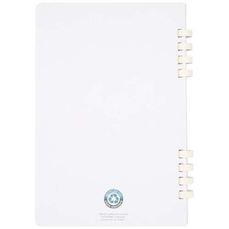 Cuaderno A5 tapa dura con espiral de material reciclado RCS Ecológico Personalizado 6107046