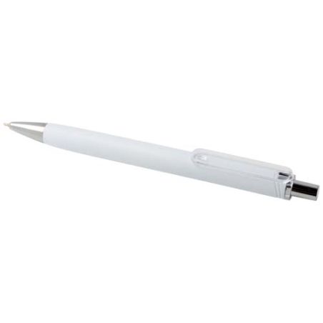 Bolígrafo de material reciclado RCS con acabado metálico (tinta negra) Ecológico Personalizado 6106378