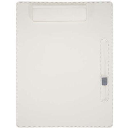 Portapapeles A4 con cierre magnético y bolígrafo de material reciclado RCS (tinta negra) Ecológico Personalizado 6107050