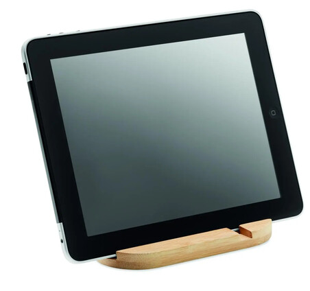 Soporte bambú tableta smartphone FSC