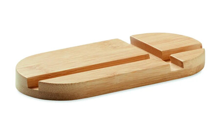 Soporte bambú tableta smartphone FSC