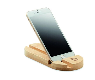 Soporte bambú tableta smartphone FSC
