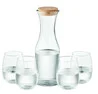 Set de jarra y vasos de vidrio reciclado - Imagen 1