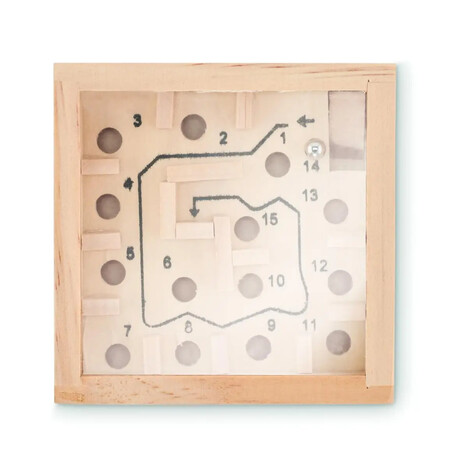 Juego laberinto madera de pino