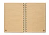 Libreta bambú A5 anillas dobles 70 hojas kraft rayado - Imagen 2