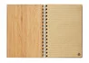 Libreta bambú A5 anillas dobles 70 hojas kraft rayado - Imagen 3