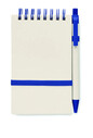 Libreta A6 cartón leche reciclado espiral bolígrafo juego - Imagen 19
