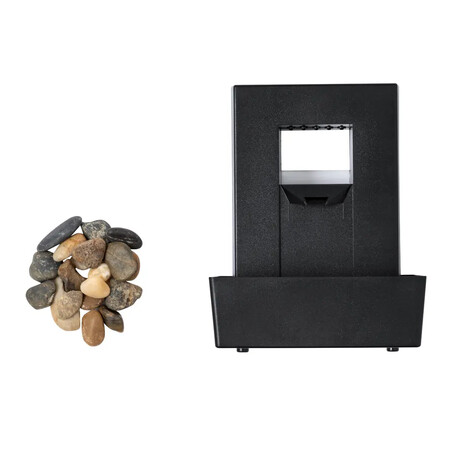 Fuente portátil LED piedras naturales 3 pilas AA RoHS