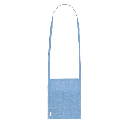Portatodo algodón reciclado 150g/m2 asa bolsillo 22x18 cm