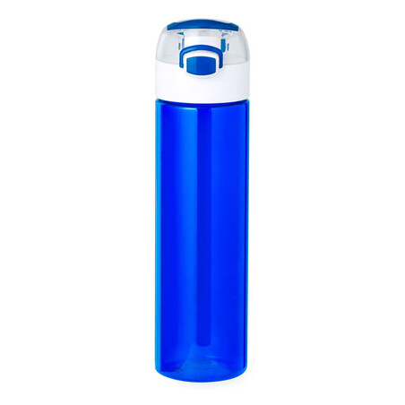 Bidón Tritan 650 ml resorte botón cierre seguridad kraft