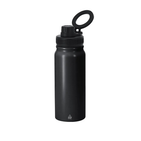Bidón térmico acero reciclado 600 ml soporte móvil