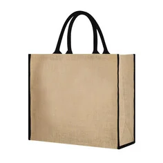 Bolsa de yute 300 g/m² con cierre de velcro
