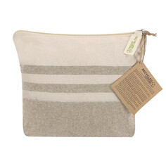 Neceser algodón reciclado 180g/m² rayas horizontales