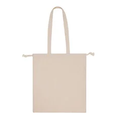 Bolsa algodón 180g/m2 cuerdas ajustables asas 70cm 7 kg