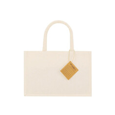 Bolsa canvas reciclado 220g/m2 asas redondas fuelle 5 kg