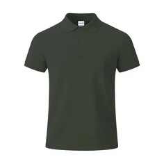 Polo adulto manga corta piqué algodón 180 g/m² dos botones