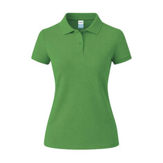 Polo mujer manga corta piqué algodón 180 g/m² fit femenino