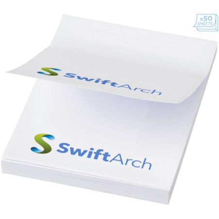 Notas adhesivas de 50x75 mm Sticky-Mate® Ecológica Personalizada 621092