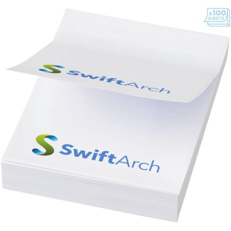 Notas adhesivas de 50x75 mm Sticky-Mate® Ecológica Personalizada 621092