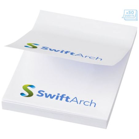 Notas adhesivas de 50x75 mm Sticky-Mate® Ecológica Personalizada 621092